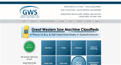 Desktop Screenshot of greatwesternsaw.com